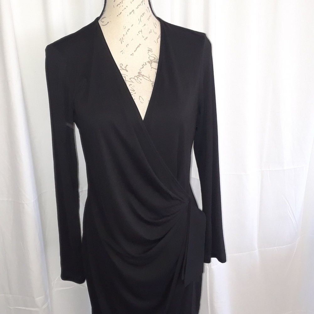 St. JOHN for Nordstrom Faux Wrap Dress sz 8